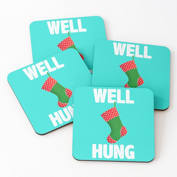 Item preview, Well Hung Christmas Stocking Gifts - Offensive Inappropriate Xmas Gift Ideas for Men _amp designed and sold by NunuTeeDesigns.