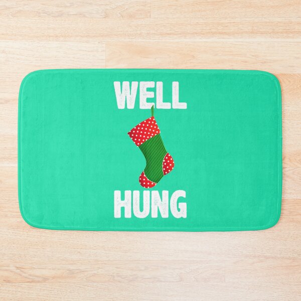 Item preview, Well Hung Christmas Stocking Gifts - Offensive Inappropriate Xmas Gift Ideas for Men _amp designed and sold by NunuTeeDesigns.
