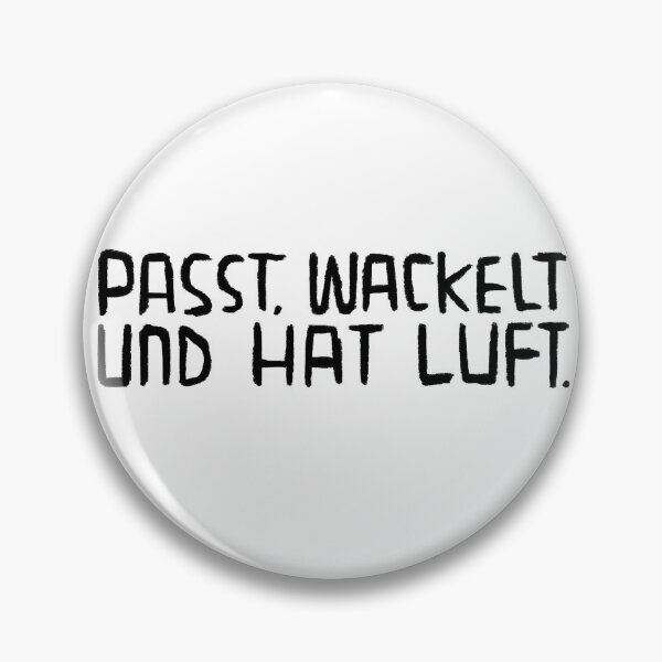 Item preview, Passt, wackelt und hat Luft, Lustiger Handwerker Spruch designed and sold by badlydrawnbabe.