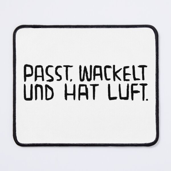 Item preview, Passt, wackelt und hat Luft, Lustiger Handwerker Spruch designed and sold by badlydrawnbabe.