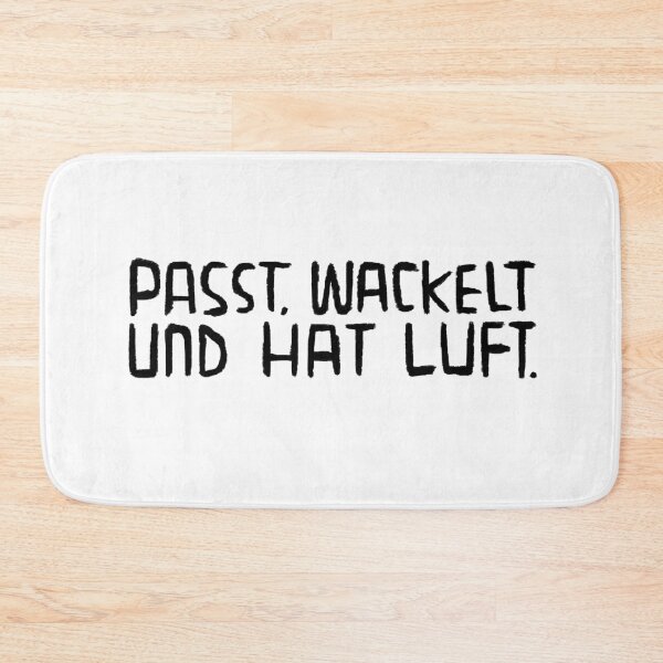 Item preview, Passt, wackelt und hat Luft, Lustiger Handwerker Spruch designed and sold by badlydrawnbabe.