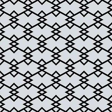 Vorschaubild zum Design Black and Pale Gray Tessellation Line Pattern 22 Pairs Dulux 2022 Popular Colour Frosted Steel von ColorOfTheYears