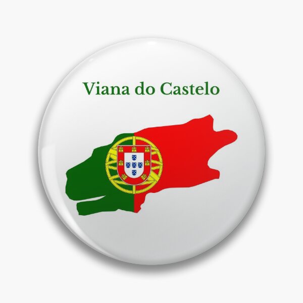 Item preview, Viana do Castelo District Map Design, Portugal. designed and sold by marosharaf.