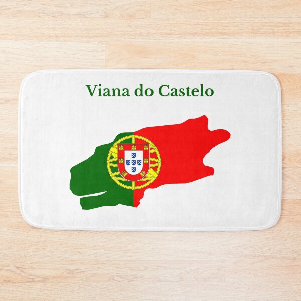 Item preview, Viana do Castelo District Map Design, Portugal. designed and sold by marosharaf.