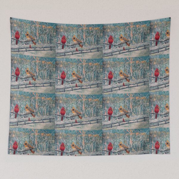 Item preview, Cardinals in Kentucky designed and sold by Janice Schiff.