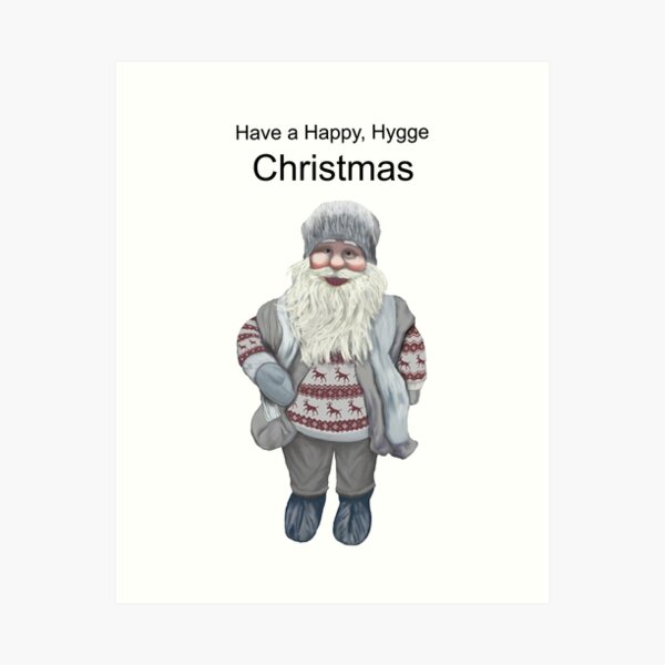 Item preview, HYGGE CHRISTMAS - HAPPY HYGGE SANTA designed and sold by Danicus666.