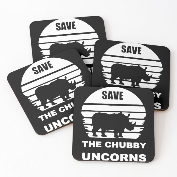 Item preview, Save animal unicorns chubby rino rhinoceros wilderness nature love Premium Apparel Funny Holiday Xmas designed and sold by DesignByHeartUK.