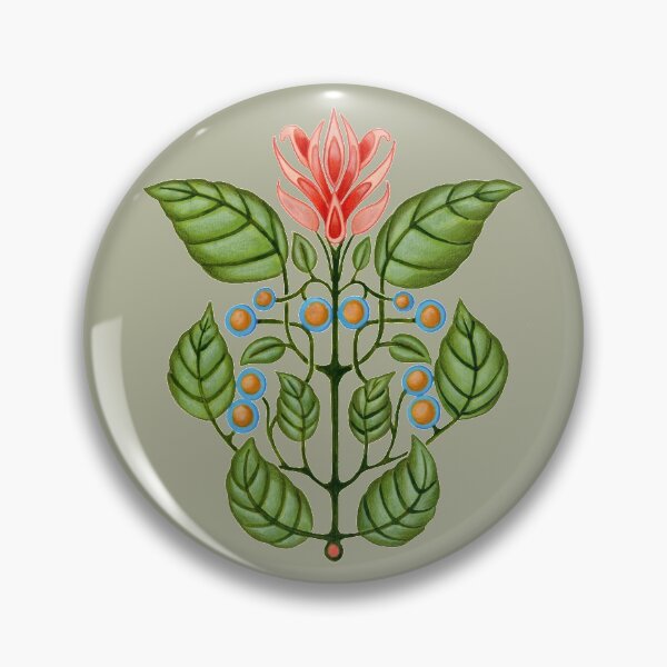 Item preview, Good Morning Mr. Hoffmann - Pattern / olive sprig background designed and sold by Colette van der Wal.