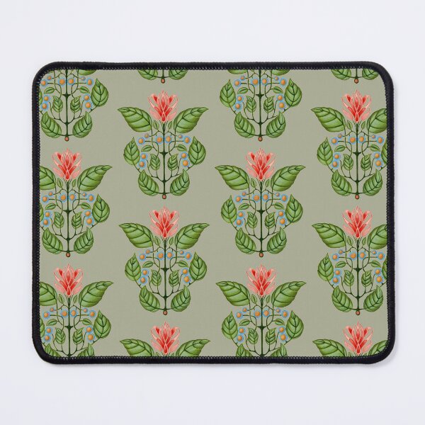 Item preview, Good Morning Mr. Hoffmann - Pattern / olive sprig background designed and sold by Colette van der Wal.