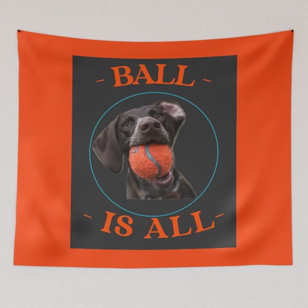 Item preview, Ball is All (on orange) designed and sold by GagiTees.