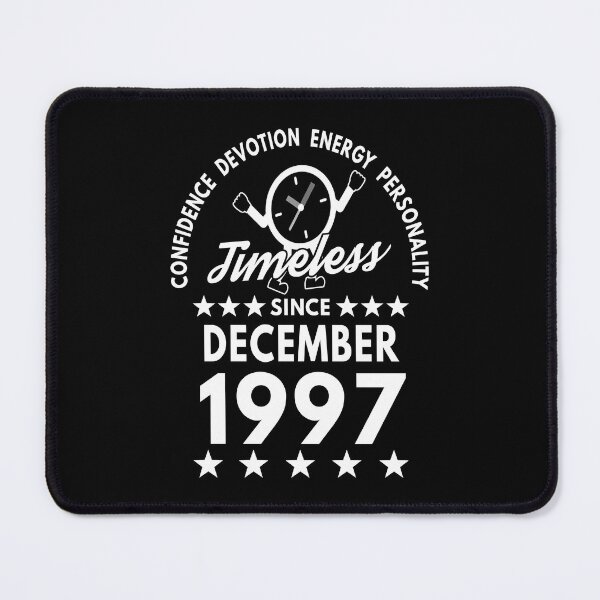 Item preview, December Birthday Timeless Person - 1997 - White Text designed and sold by MoonsmileProd.