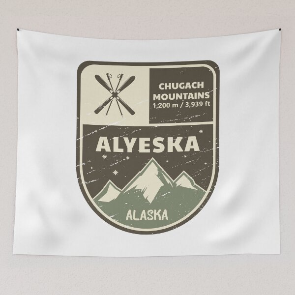 Item preview, Alyeska Chugach Mountains Alaska designed and sold by KrisSidDesigns.