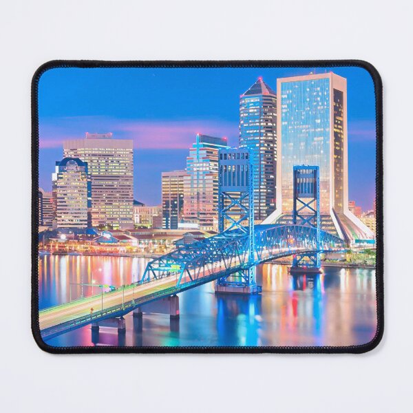 Aperçu de l'œuvre Jacksonville la nuit créée et vendue par Sofia-Draws.