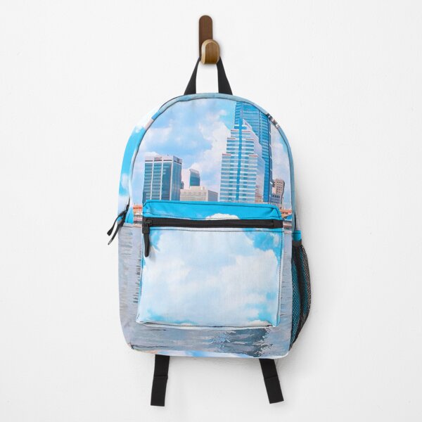 Item preview, Jacksonville Skyline Florida designed and sold by Sofia-Draws.