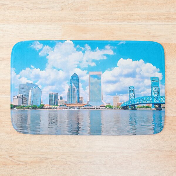 Item preview, Jacksonville Skyline Florida designed and sold by Sofia-Draws.
