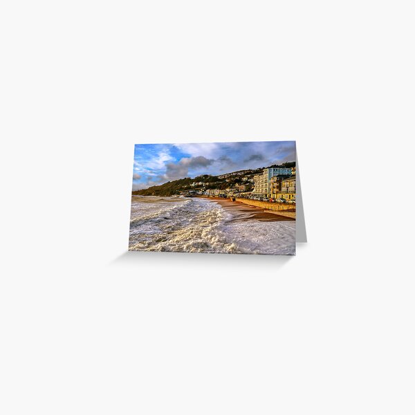 Ventnor Beach Surf Greeting Card