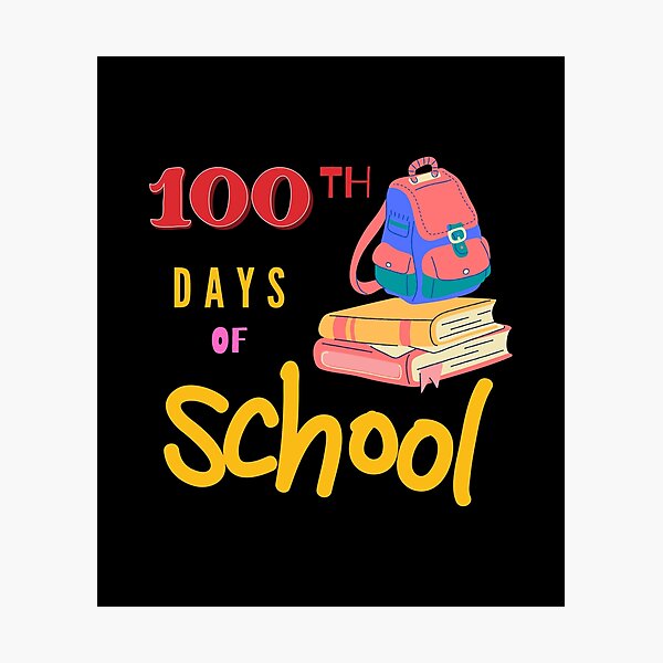Item preview, Happy 100th days of school. - 100th day school designed and sold by Paint84.
