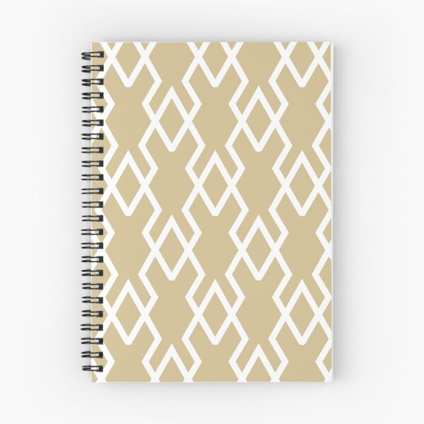 Item preview, Golden Brown and White Tessellation Line Pattern 19 Pairs Dulux 2022 Popular Colour Golden Cookie designed and sold by ColorOfTheYears.