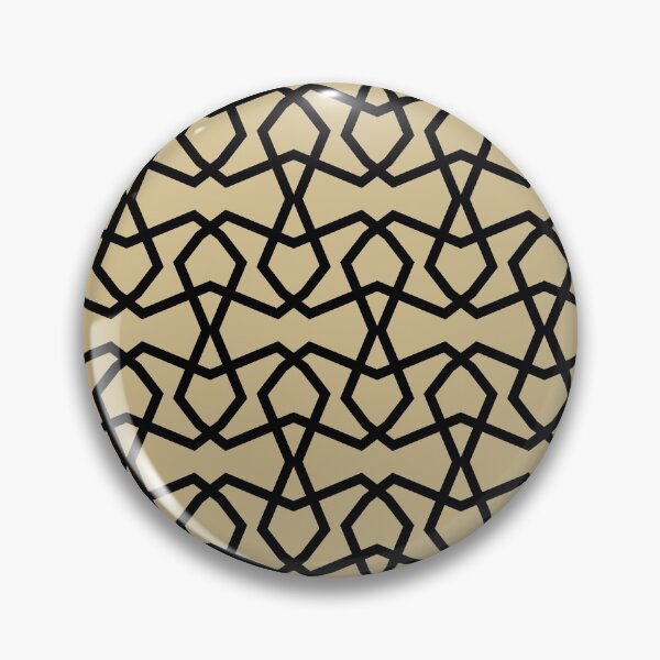 Artikelvorschau, Black and Golden Brown Tessellation Line Pattern 36 Pairs Dulux 2022 Popular Colour Golden Cookie entworfen und verkauft von ColorOfTheYears.