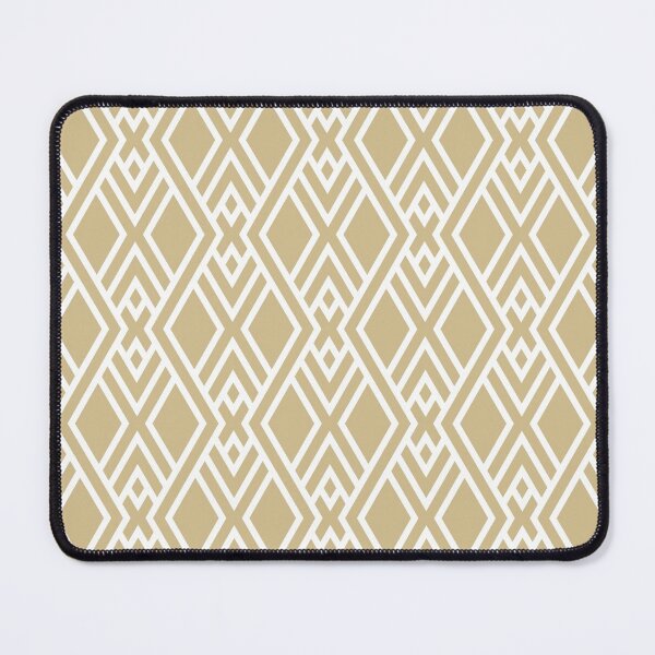 Item preview, Golden Brown and White Tessellation Line Pattern 39 Pairs Dulux 2022 Popular Colour Golden Cookie designed and sold by ColorOfTheYears.