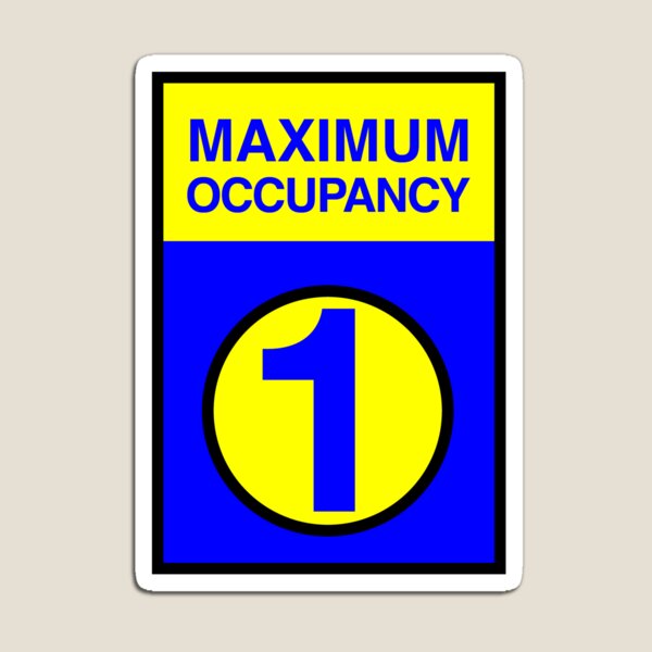Item preview, Maximum Occupancy 1 designed and sold by ArtofDissent.