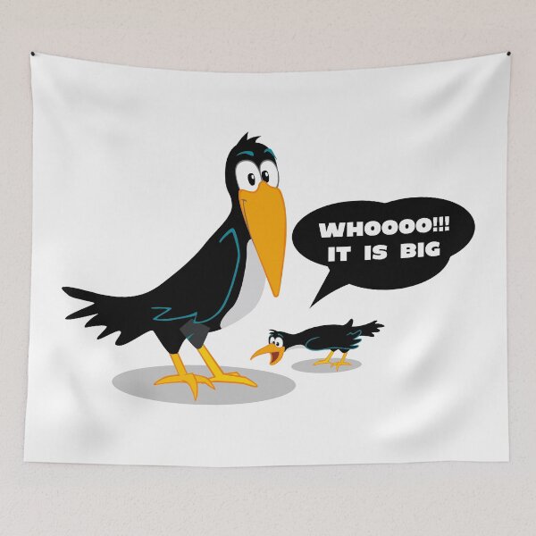 Item preview, Funny drawing of a birds designed and sold by yassineddy.