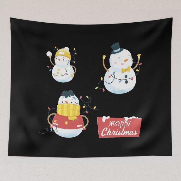 Item preview, Weird Snowman Christmas Family | Snowman Family designed and sold by NawalMagdy.
