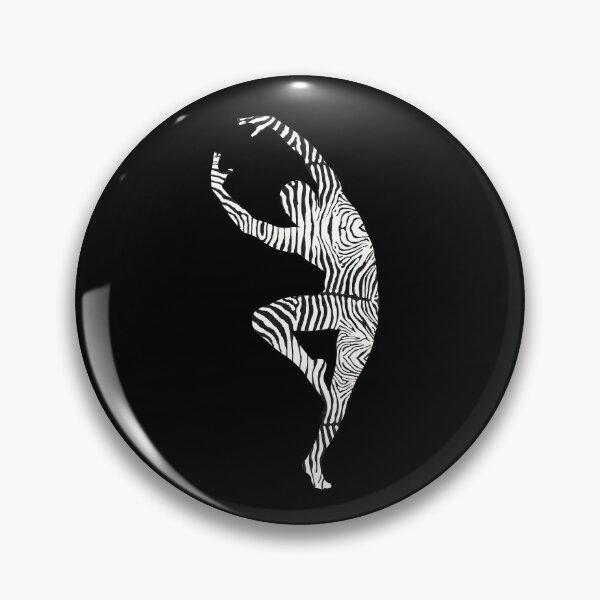 Item preview, LYRICAL BALLET - ZEBRA TEXTURE - MALE DANCER SILHOUETTE designed and sold by KoolDsignsDANCE.