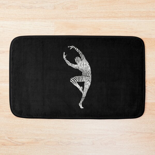 Item preview, LYRICAL BALLET - ZEBRA TEXTURE - MALE DANCER SILHOUETTE designed and sold by KoolDsignsDANCE.
