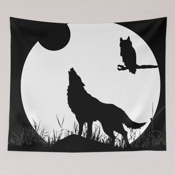 Item preview, wolf and owl designed and sold by Shorim.