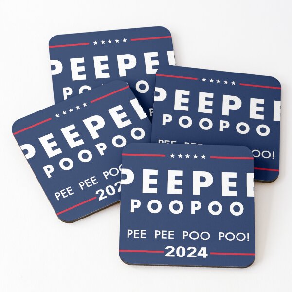 Artikelvorschau, PeePee PooPoo 2024 Wahlaufkleber entworfen und verkauft von artworkbyevie1.