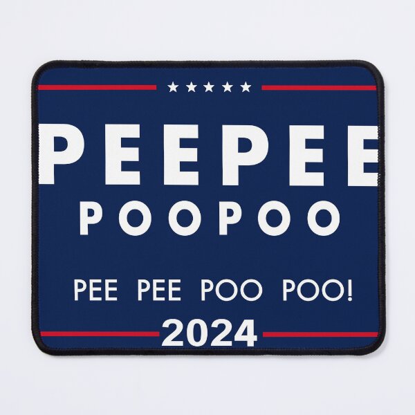 Artikelvorschau, PeePee PooPoo 2024 Wahlaufkleber entworfen und verkauft von artworkbyevie1.