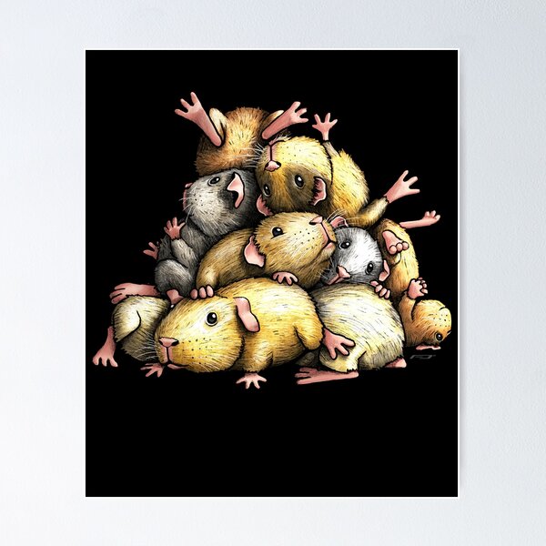 Item preview, Muchos conejillos de indias en una pila designed and sold by FD-Design.