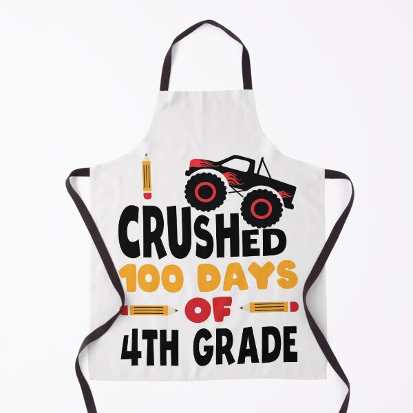 Artikelvorschau, 100 Tage Schule vierte Klasse Ich habe 100 Tage der vierten Klasse Kinder Jungen Monster Truck zerquetscht entworfen und verkauft von clothesy7.