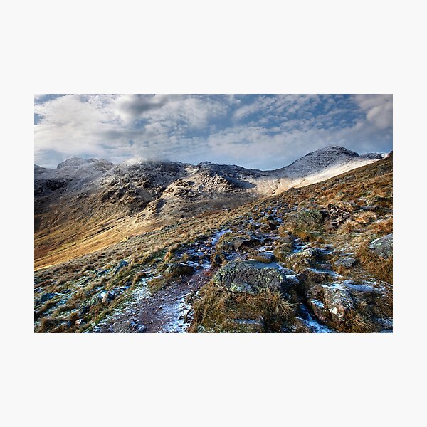 Item preview, The Path to Bowfell and Crinkle Crags designed and sold by Martin Lawrence.