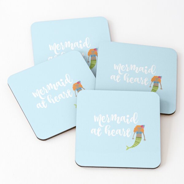 Item preview, Mermaid at heart. designed and sold by hardscuffle.