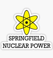 Springfield Nuclear Power Sticker