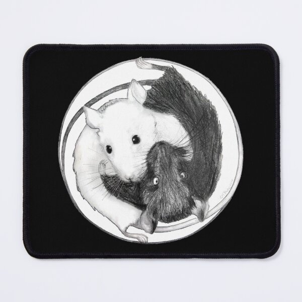 Item preview, Yin Yang Mice black designed and sold by evafriese015.