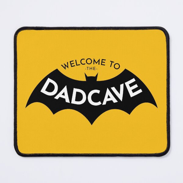Item preview, Welcome to the Dad Cave black on yellow designed and sold by OddPop.