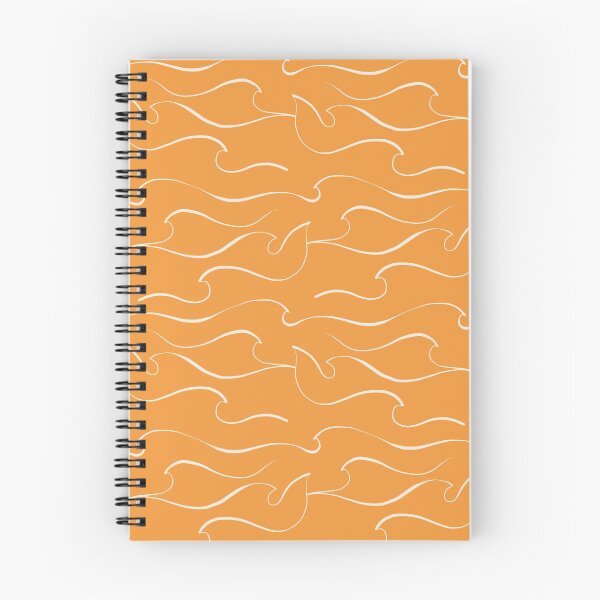 Item preview, Matisse Bird Waves - Pattern 4. White on Orange designed and sold by Dominiquevari.