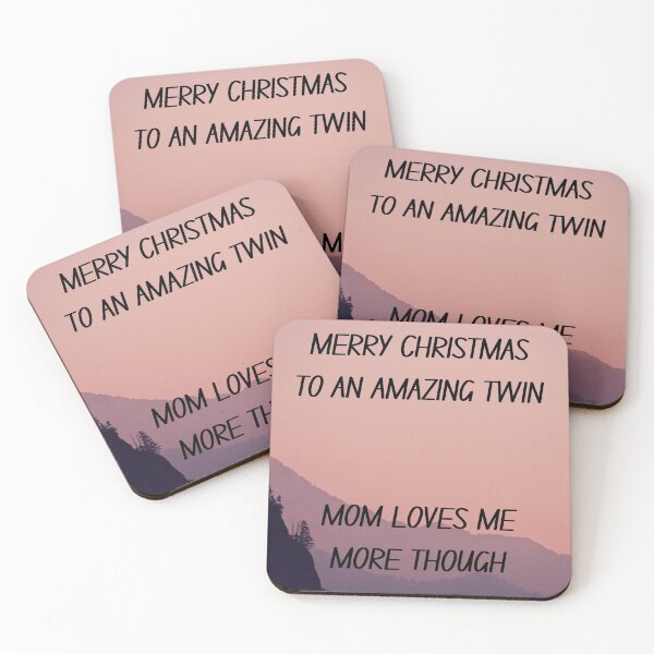 Item preview, Funny Christmas Gift for Twins designed and sold by TextToTee.