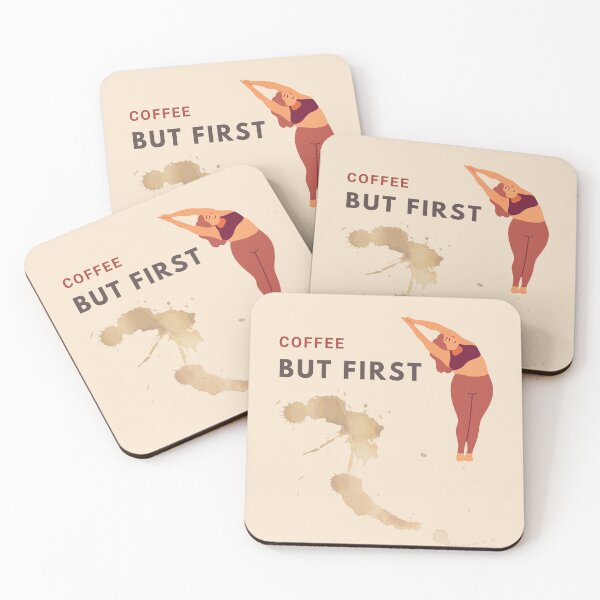 Item preview, Coffee but first yoga designed and sold by Art-Coffee-Yoga.