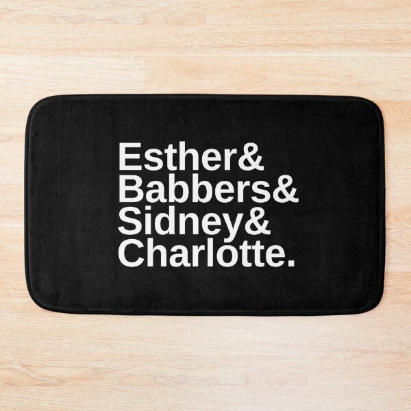 Item preview, Jane Austen Sanditon Character List - Esther & Babbers & Sidney & Charlotte - Literary Typography designed and sold by kierkegaard.