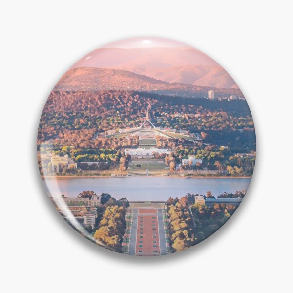Item preview, Canberra skyline Australia designed and sold by Sofia-Draws.