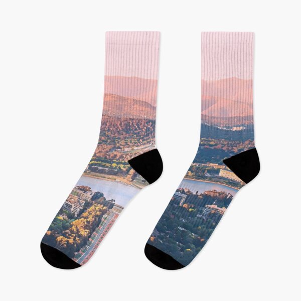 Item preview, Canberra skyline Australia designed and sold by Sofia-Draws.