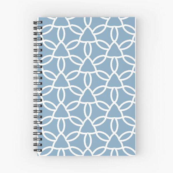 Item preview, Blue and White Tessellation Line Pattern 32 Pairs Dulux 2022 Popular Colour Sky View designed and sold by ColorOfTheYears.