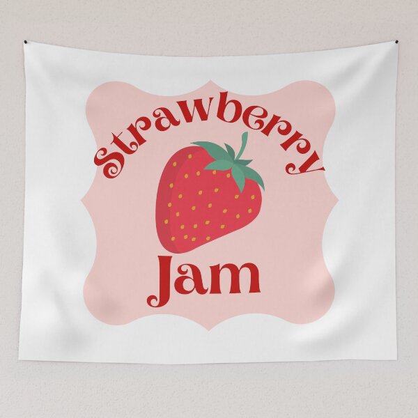 Item preview, Strawberry Jam Old Fashioned Label designed and sold by AnAwkwardOtter.