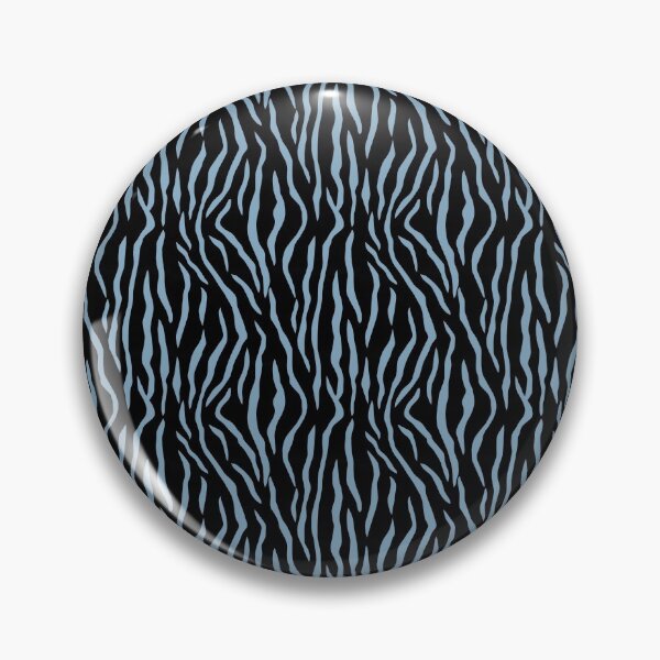 Item preview, Black and Blue Tiger Stripes Pattern Pairs Dulux 2022 Popular Colour Sky View designed and sold by ColorOfTheYears.