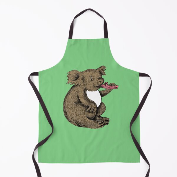 K is for Koala playing the Kazoo Apron