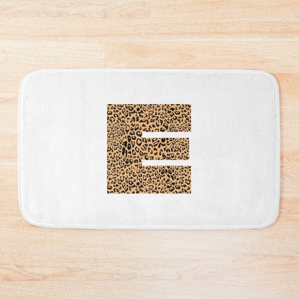 Aperçu de l'œuvre Haute Leopard Lettre "E" Initiale Avec Riche Imprimé Léopard créée et vendue par HauteLeopard.